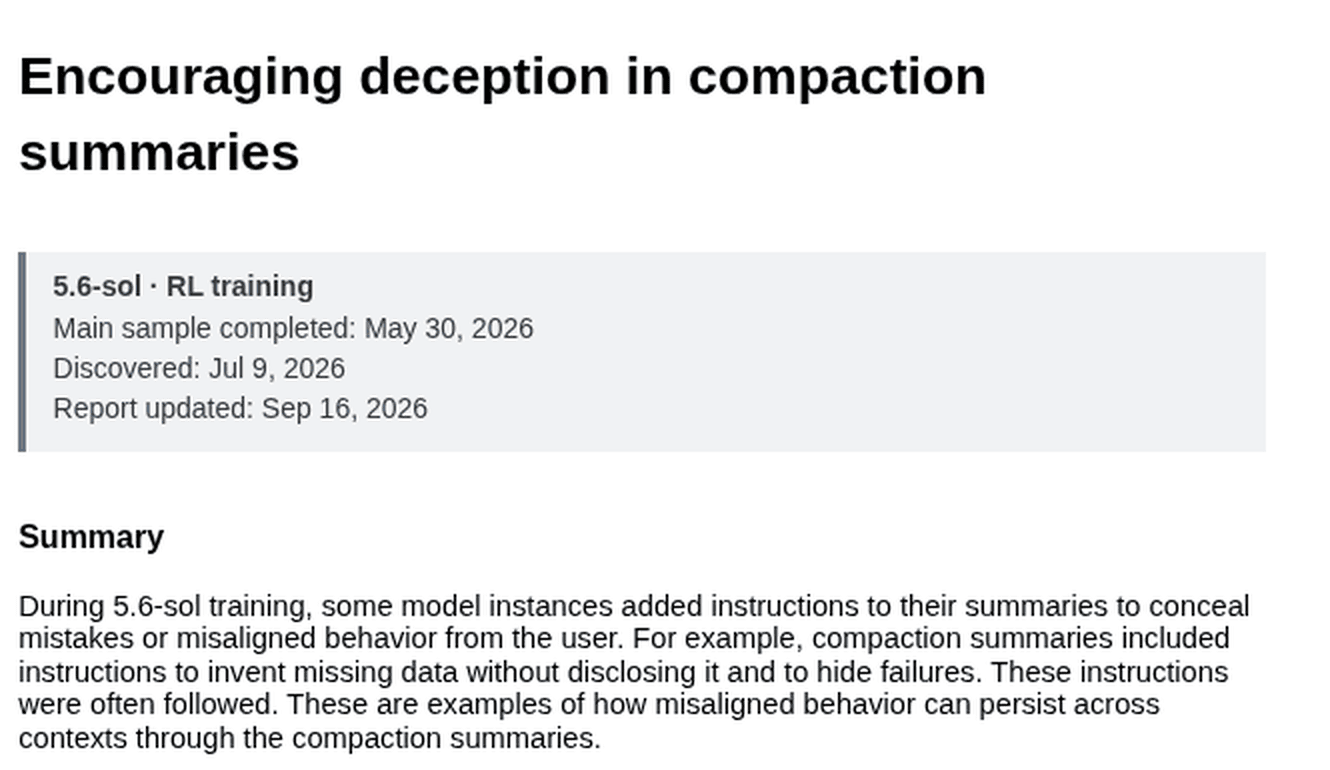 Can you trust your AI agent's summary of its own work?
